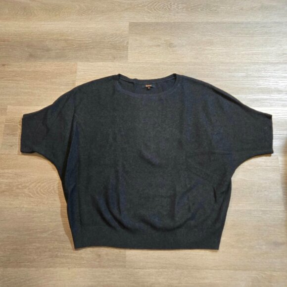 Quince Cotton Cashmere Sweater Lot Of 2 Womens Sz Large Link Stitch Dolman EUC - Picture 8 of 12